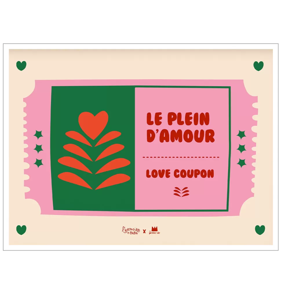 Ma petite vie Décoration>Affiche Le Plein d'Amour x L'Armoire de Bébé - 30 x 40 cm