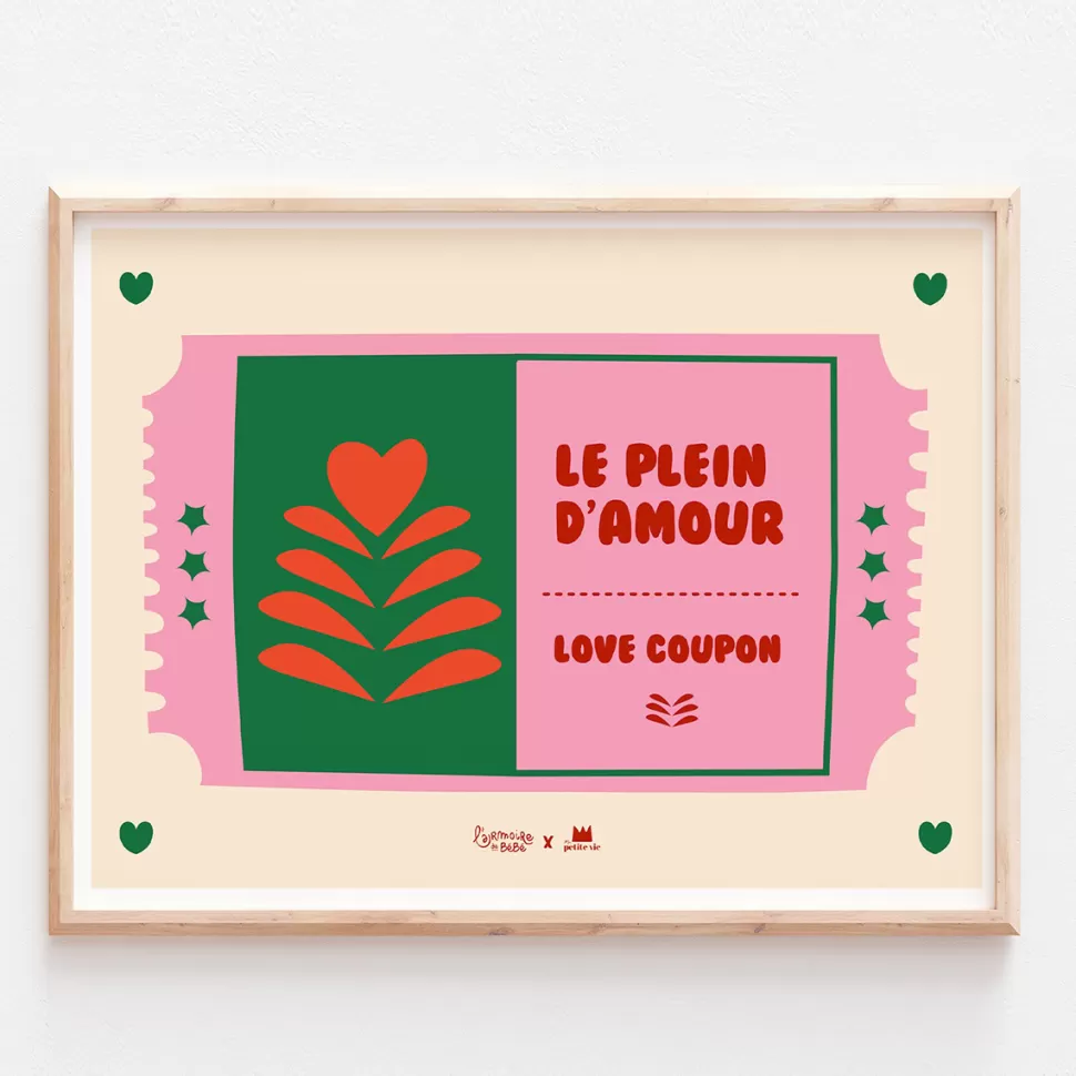 Ma petite vie Décoration>Affiche Le Plein d'Amour x L'Armoire de Bébé - 30 x 40 cm