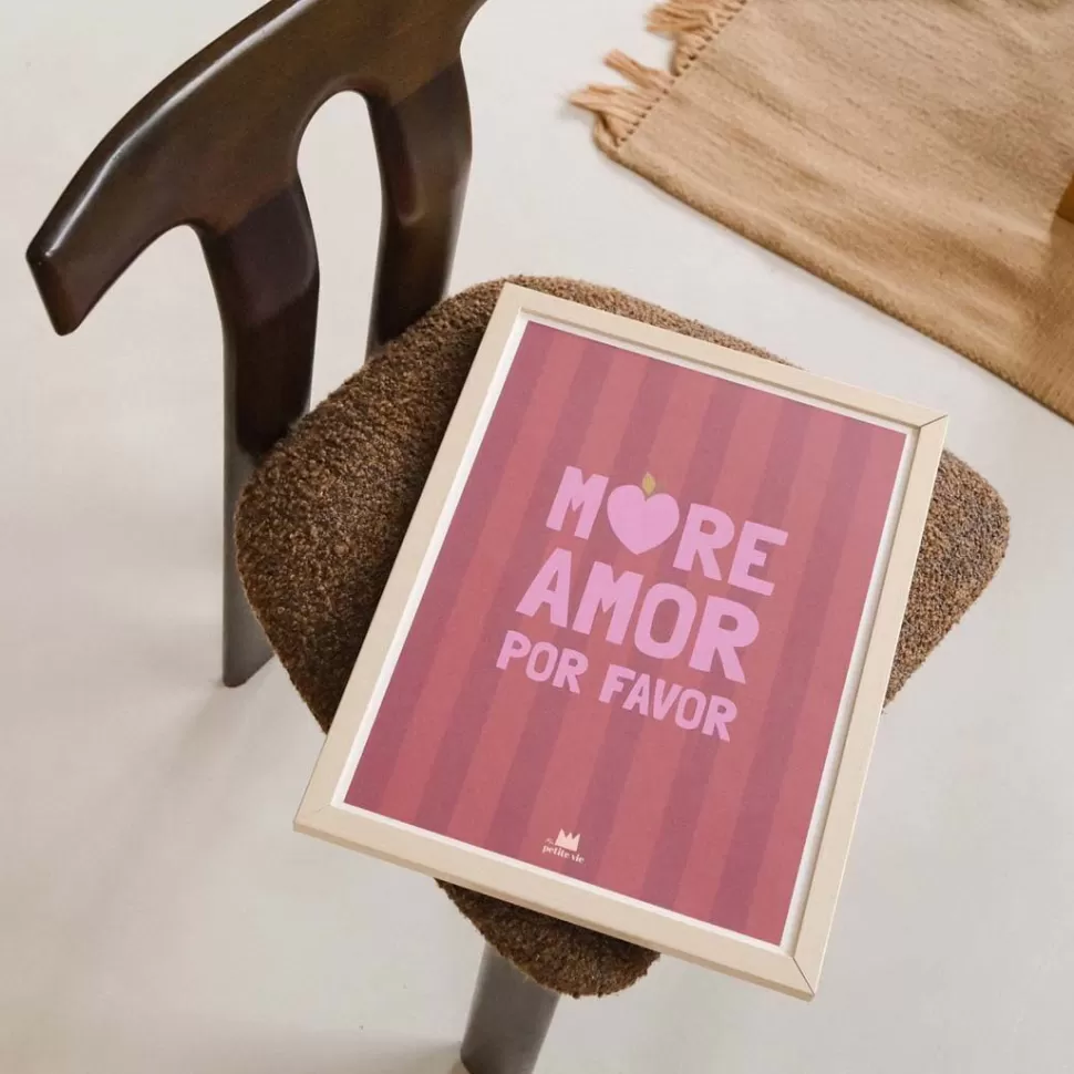 Ma petite vie Décoration>Affiche More Amor Por Favor - 40 x 30 cm