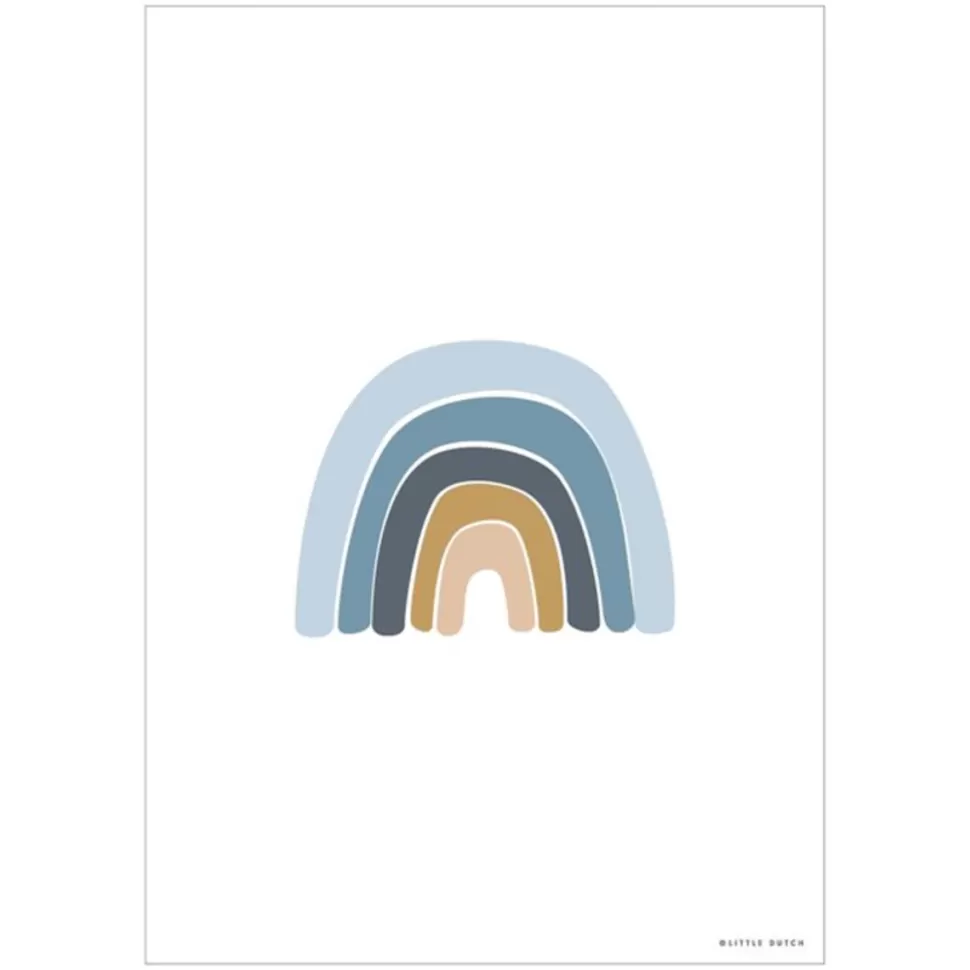 Little Dutch Décoration>Affiche Réversible Horizon Blue - 42 x 29,7 cm