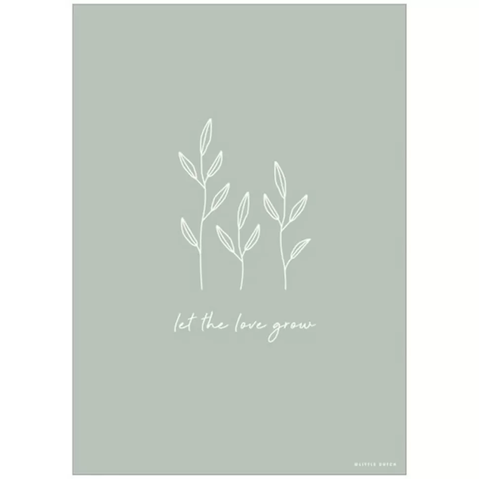 Little Dutch Décoration>Affiche Réversible Wild Flowers - 42 x 29,7 cm