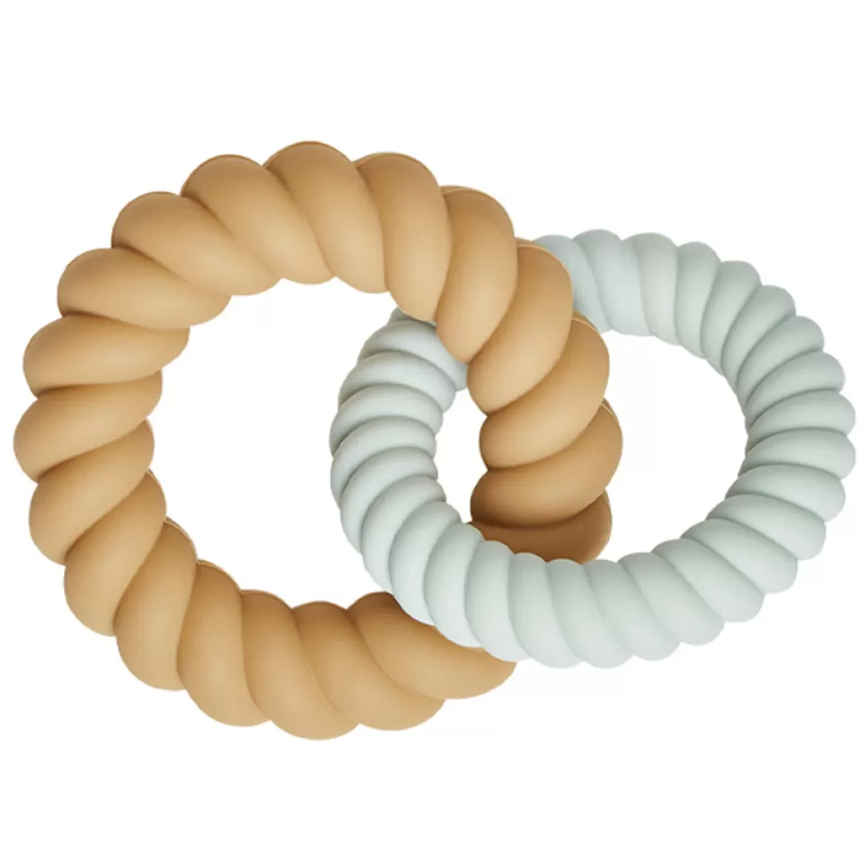 OYOY Hygiène & Soin>Anneau de Dentition - Menthe et Rose