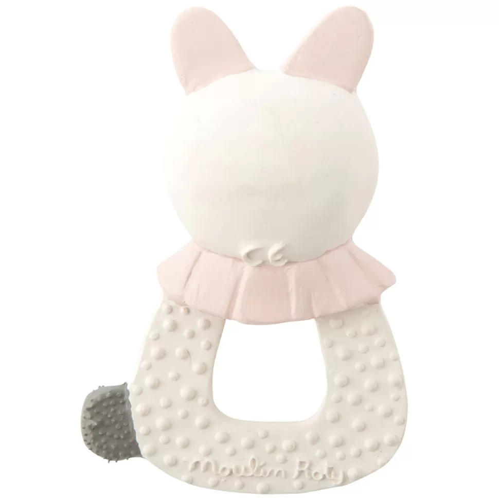 Moulin Roty Hygiène & Soin>Anneau de Dentition Après la Pluie - Lapin
