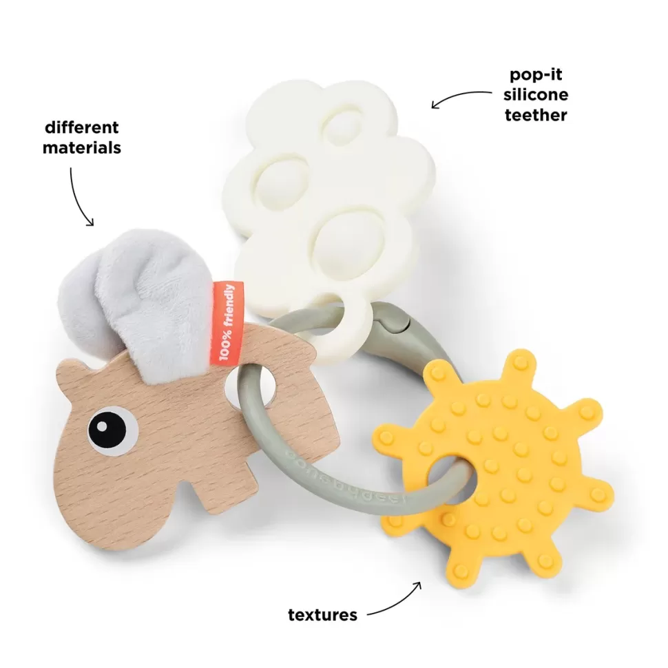 Done by Deer Hygiène & Soin>Anneau de Dentition Hochet - Happy Cloud