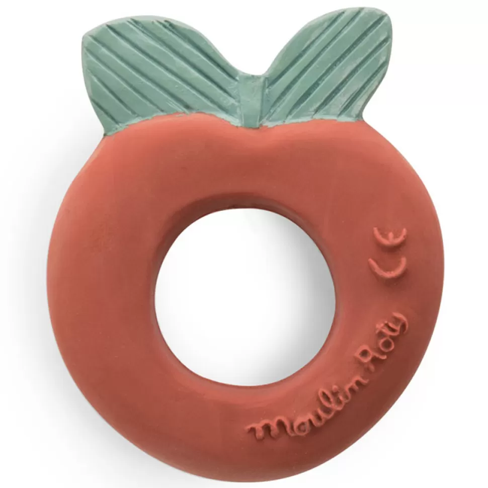 Moulin Roty Hygiène & Soin>Anneau de Dentition Pomme des Bois - Pomme