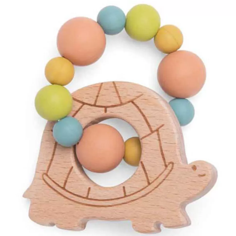 Moulin Roty Hygiène & Soin>Anneau de Dentition Trois Petits Lapins - Tortue
