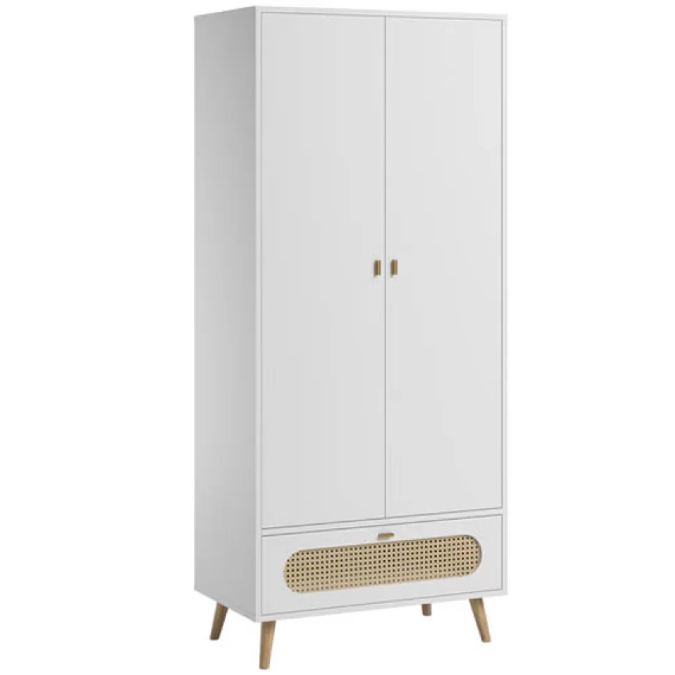 Vox Meubles Meuble Bébé>Armoire 2 Portes Canne - Blanc