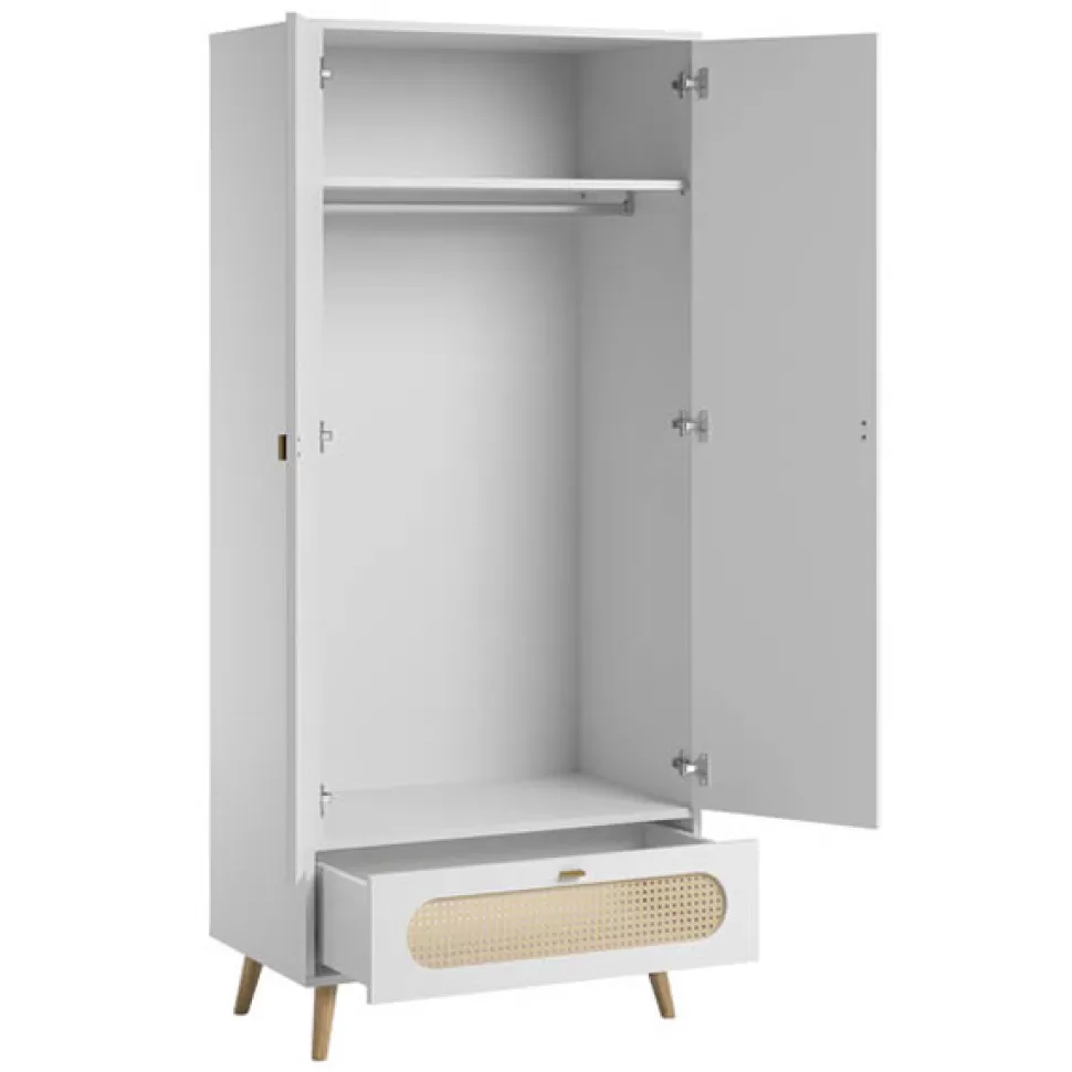 Vox Meubles Meuble Bébé>Armoire 2 Portes Canne - Blanc