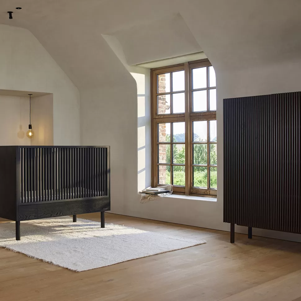 Quax Meuble Bébé>Armoire 2 Portes Hai No Ki - Black Ash