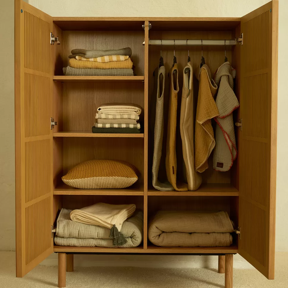 Quax Meuble Bébé>Armoire 2 Portes Hai No Ki - Naturel
