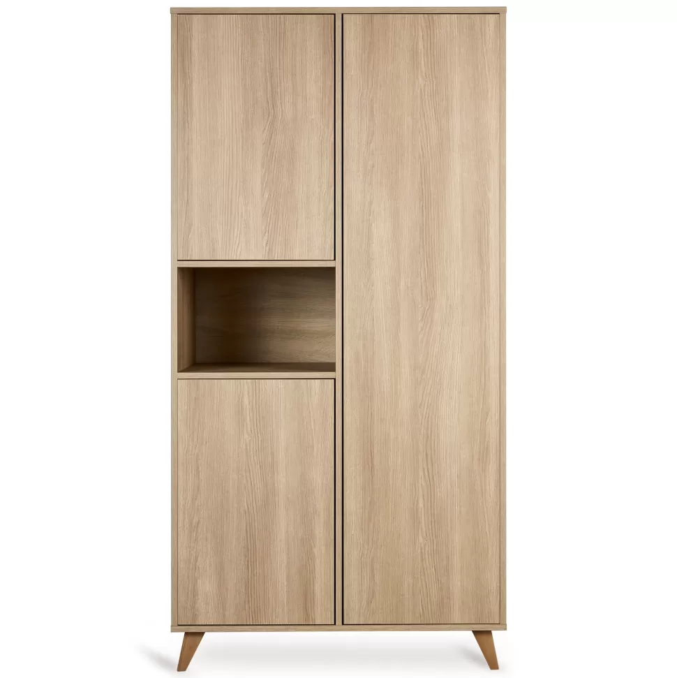 Quax Meuble Bébé>Armoire 3 Portes Loft - Honey Ash