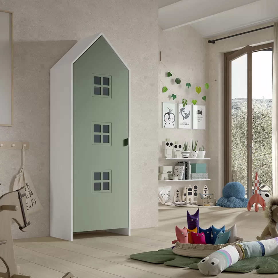 JAXX Meuble Bébé>Armoire Casami Bruges 1 Porte - Etangled Green