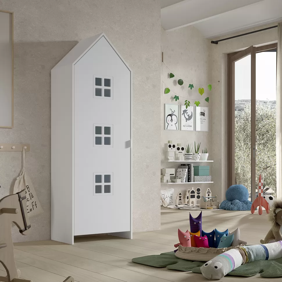 JAXX Meuble Bébé>Armoire Casami Bruges 1 Porte - White