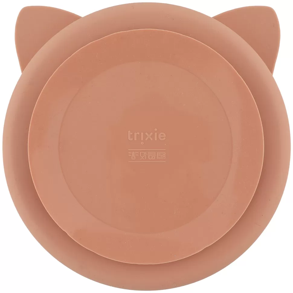 Trixie Baby Repas>Assiette en Silicone avec Ventouse - Mrs. Cat