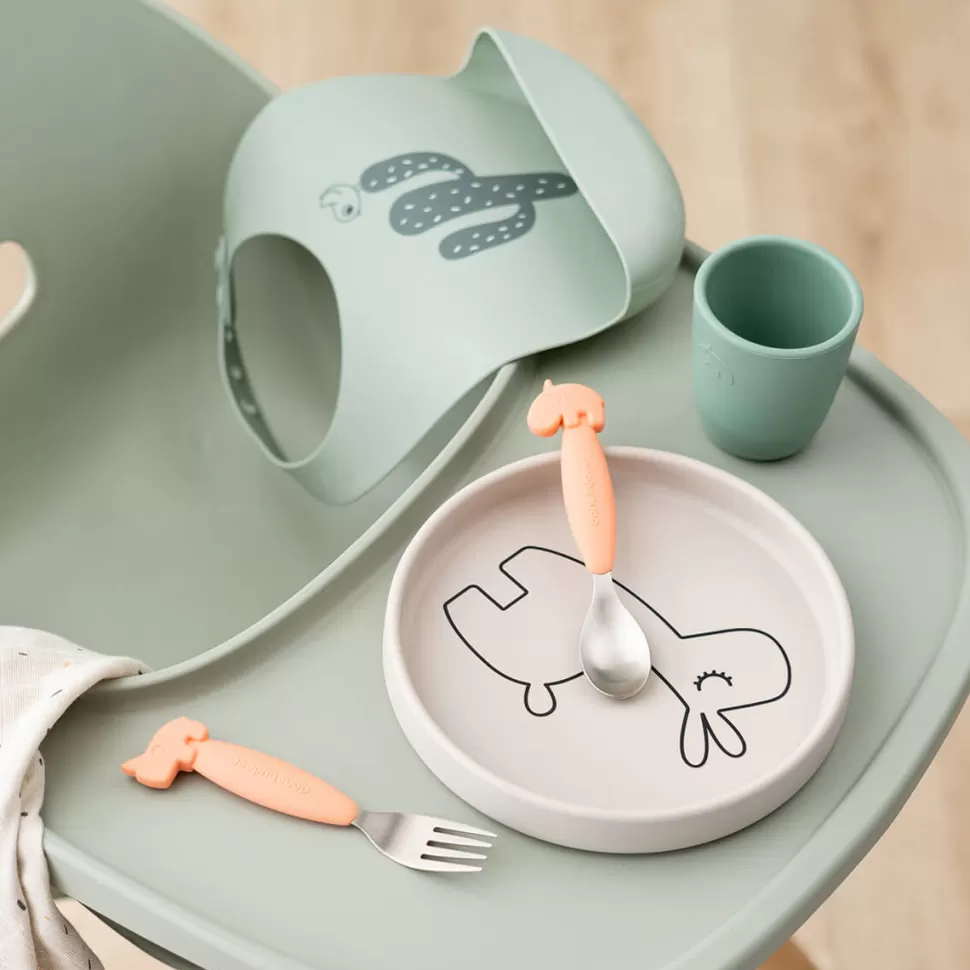 Done by Deer Repas>Assiette Silicone - Lalee Sable