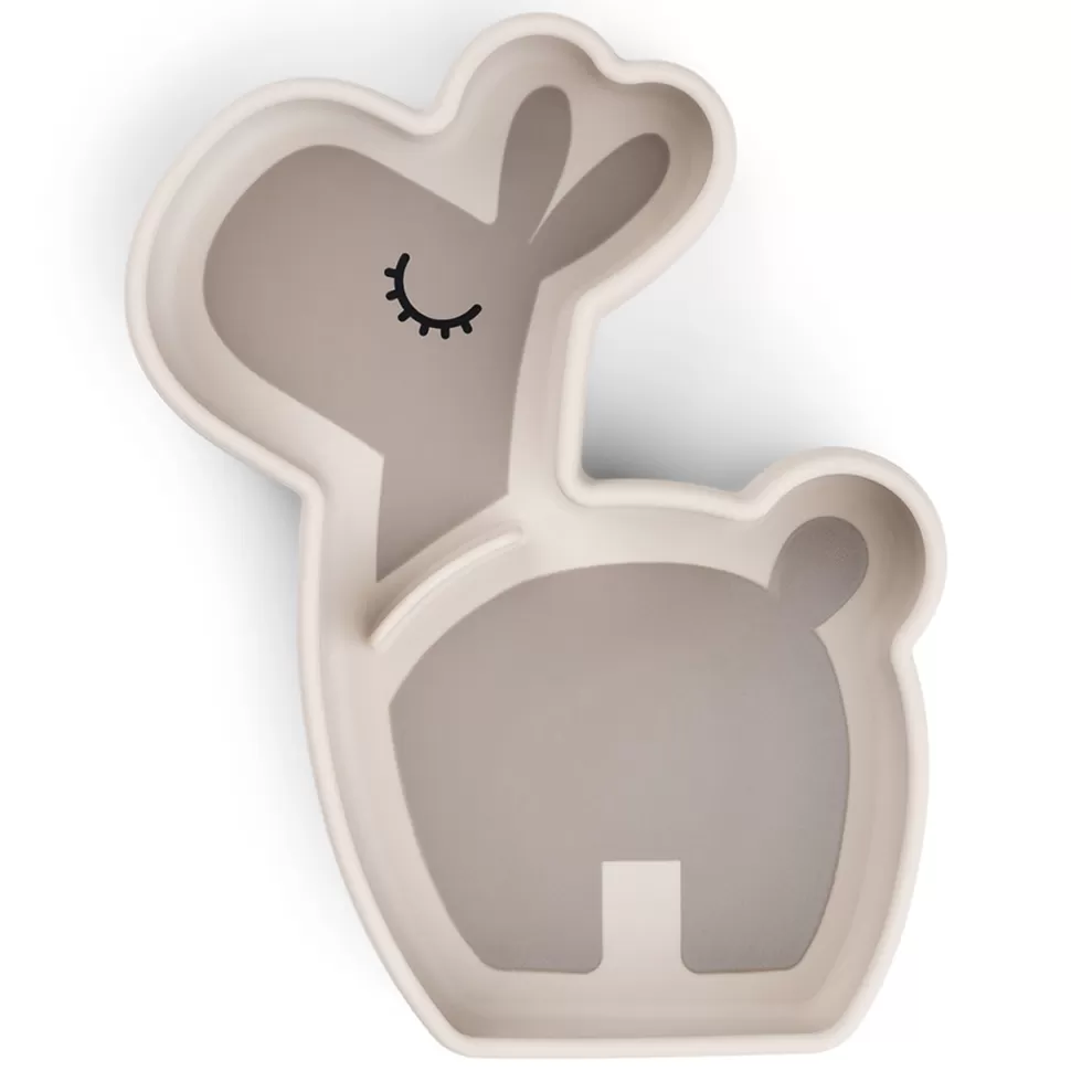 Done by Deer Repas>Assiette Silicone Stick & Stay Lalee - Sable