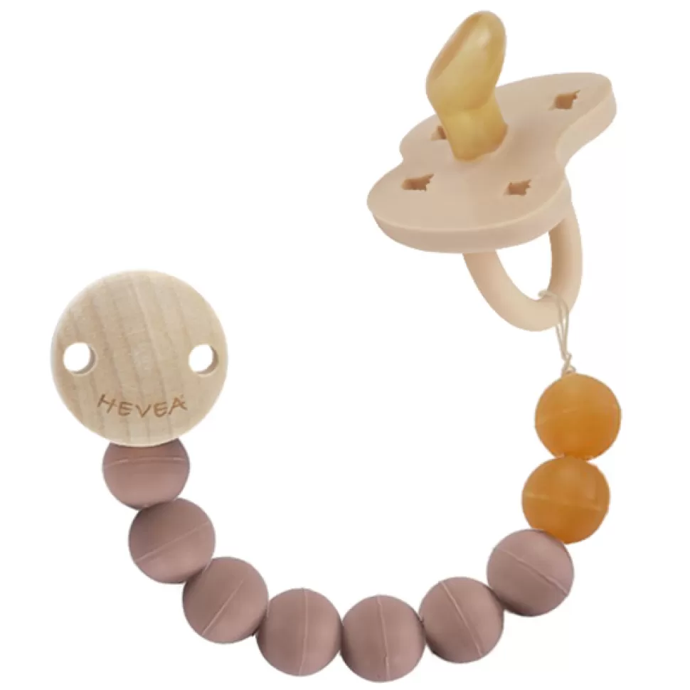 HEVEA Succion>Attache Tétine - Tan Beige