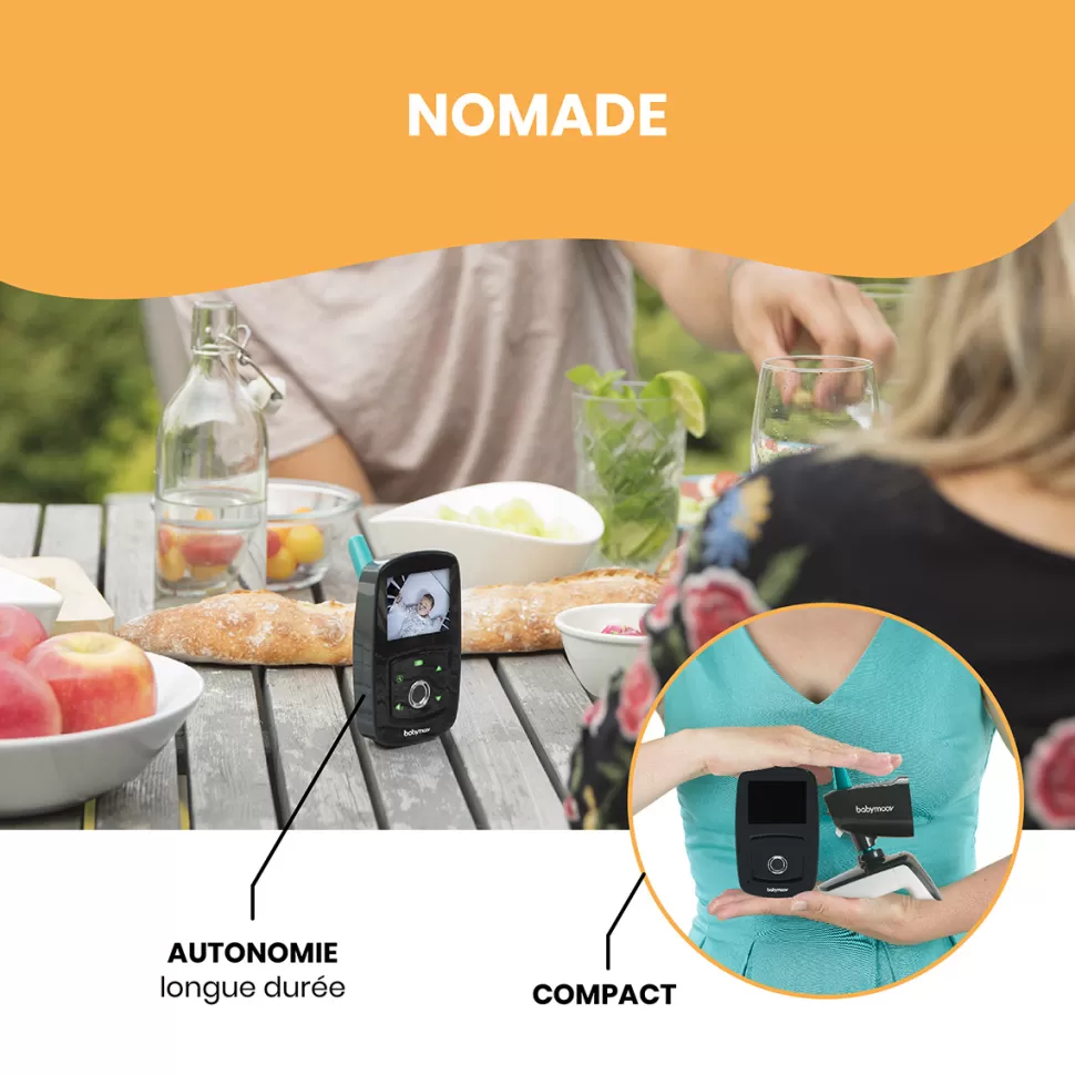 Babymoov Écoute Bébé>Babyphone Video YOO Travel
