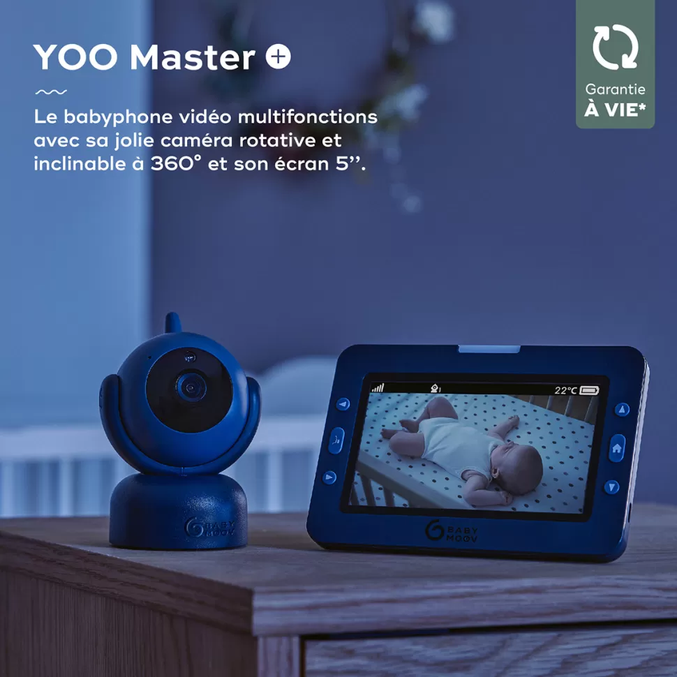 Babymoov Écoute Bébé>Babyphone Vidéo YOO Master +