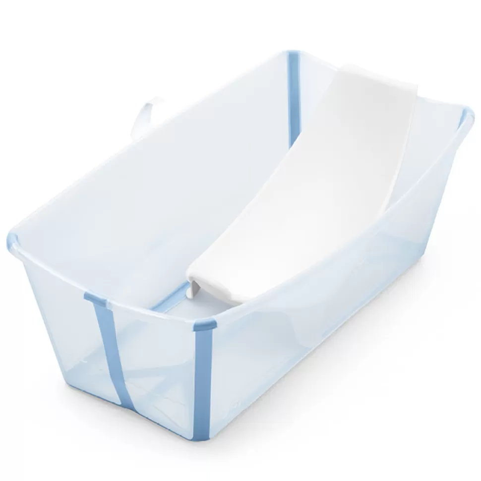 Stokke Baignoire>Baignoire Pliable Flexi Bath et Transat de Bain Flexi Bath - Bleu Océan