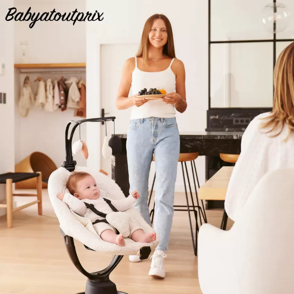 Babymoov Transat>Balancelle Swoon Evolution x Babyatoutprix - Curl White