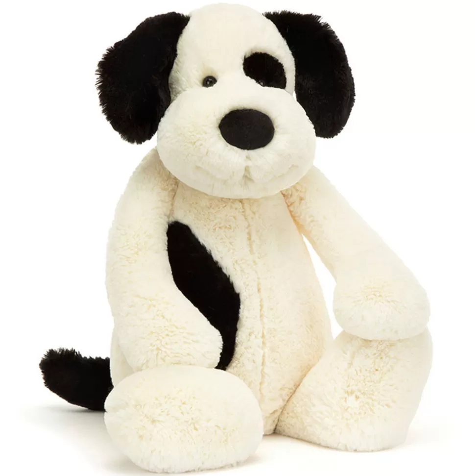 Jellycat Peluche>Bashful Black & Cream Puppy - Really Big