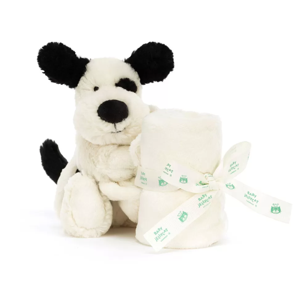 Jellycat Doudou Personnalisé | Doudou>Bashful Black & Cream Puppy Soother