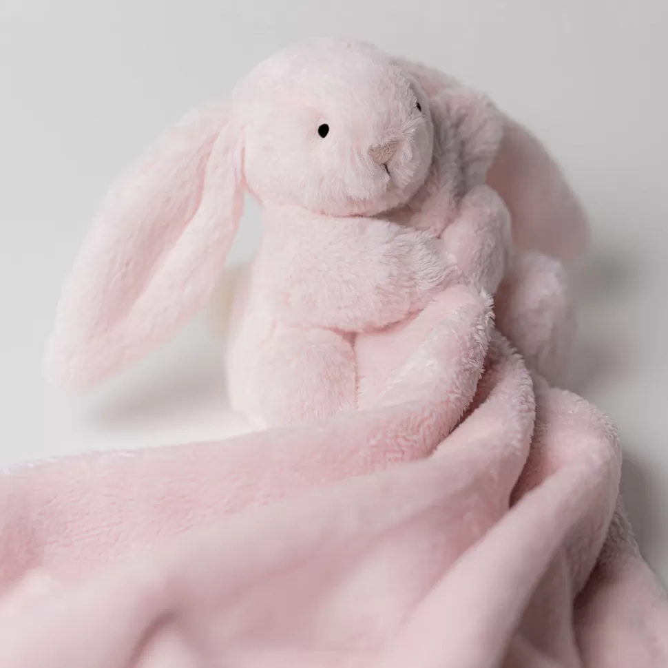 Jellycat Doudou Personnalisé | Doudou>Bashful Pink Bunny Soother