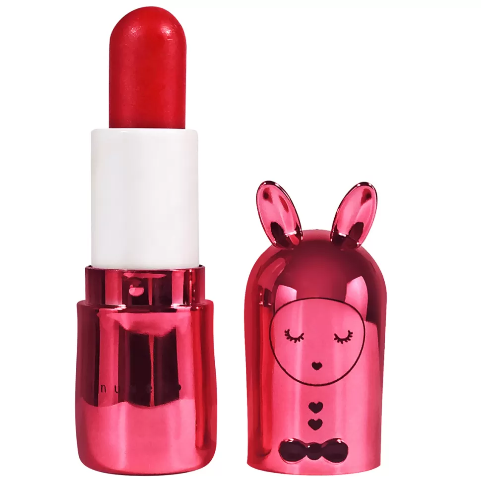 Enfant inuwet Cosmétique Enfant>Baume à Lèvres Lapin Métal - Pomme d'Amour