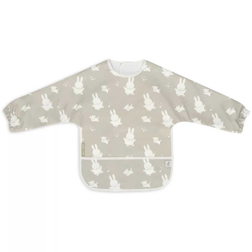 Jollein Bavoir | Repas>Bavoir à Manches Happy Miffy - Olive Green