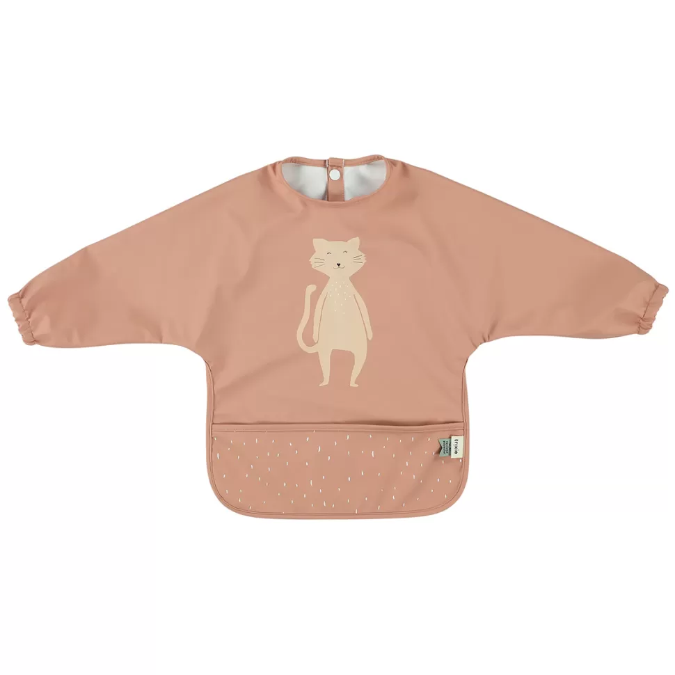 Trixie Baby Bavoir>Bavoir à Manches Imperméable - Mrs. Cat