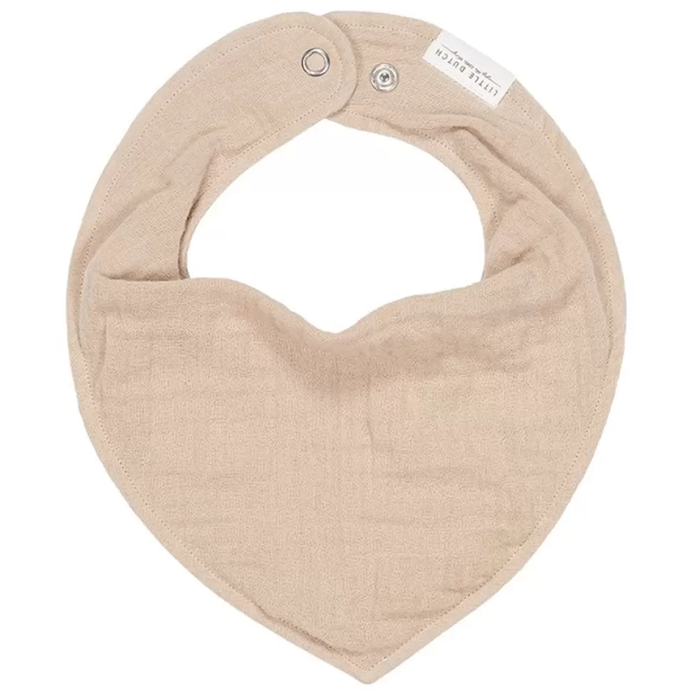 Little Dutch Bavoir | Repas>Bavoir Bandana Newborn Naturals - Beige