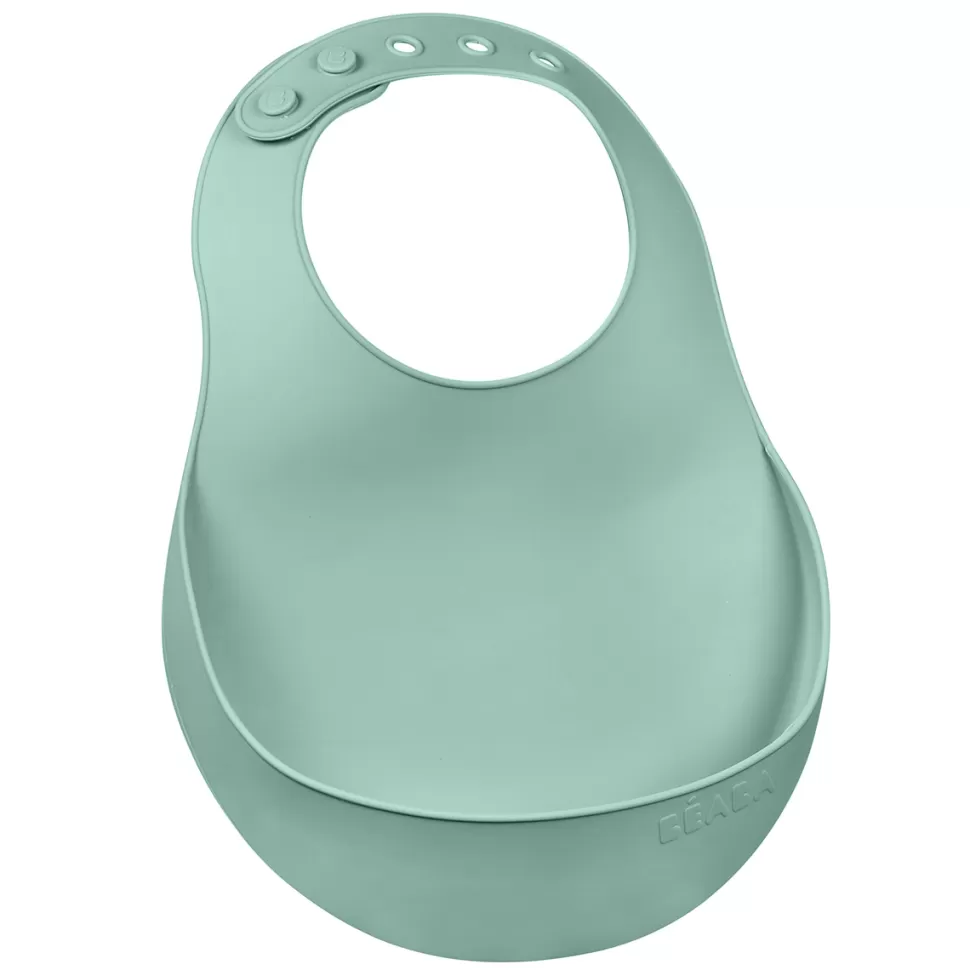 BÉABA Bavoir>Bavoir Silicone - Sage Green