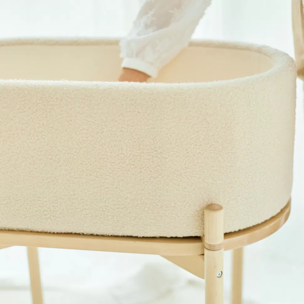Childhome Meuble Bébé>Berceau 2-en-1 - Teddy Ecru
