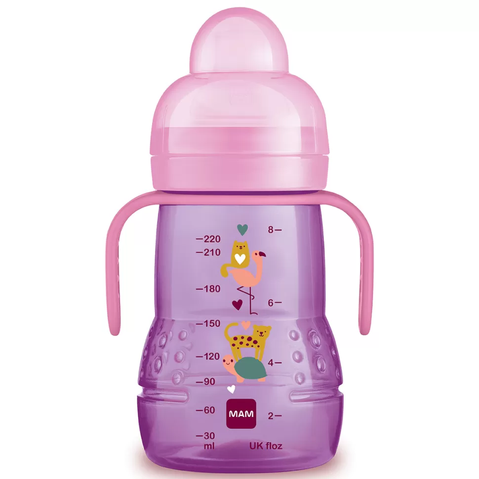 MAM Biberonnerie>Biberon de Transition Mauve - 220 ml