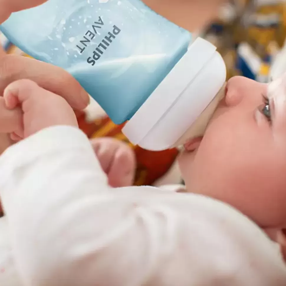 Philips Avent Biberonnerie>Biberon Natural Response Bleu - 260 ml