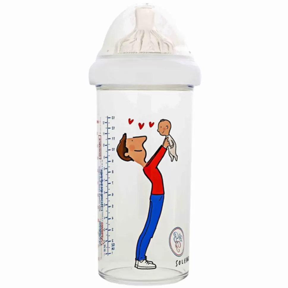 Le Biberon Français Biberonnerie>Biberon Papa et Bébé by Soledad - 360 ml