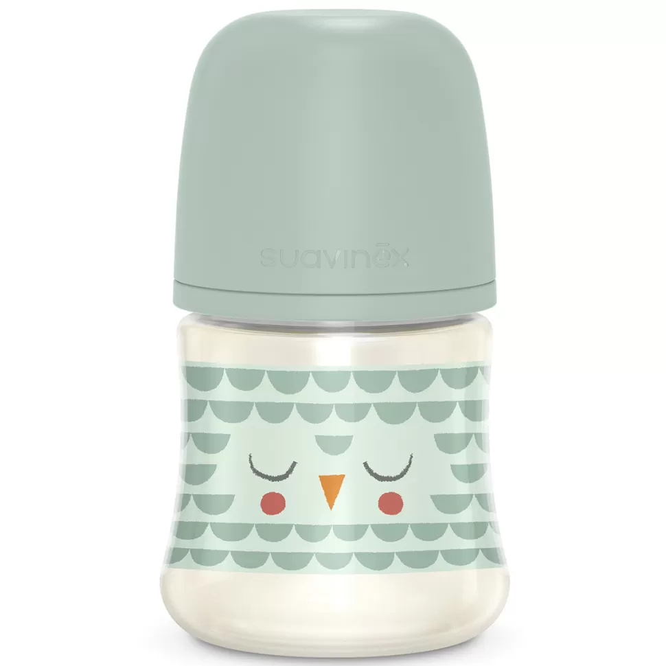 Suavinex Biberonnerie>Biberon Tétine Symétrique SX Pro Bonhomia Vert - 150 ml