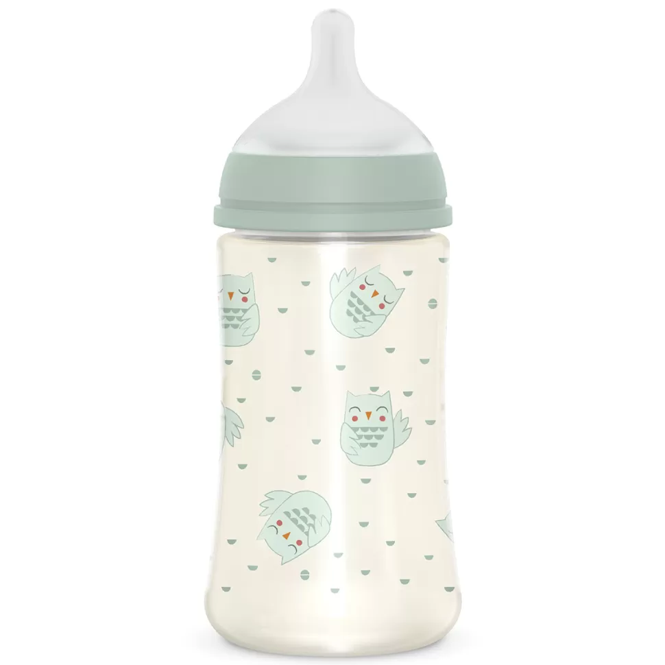 Suavinex Biberonnerie>Biberon Tétine Symétrique SX Pro Bonhomia Vert - 270 ml