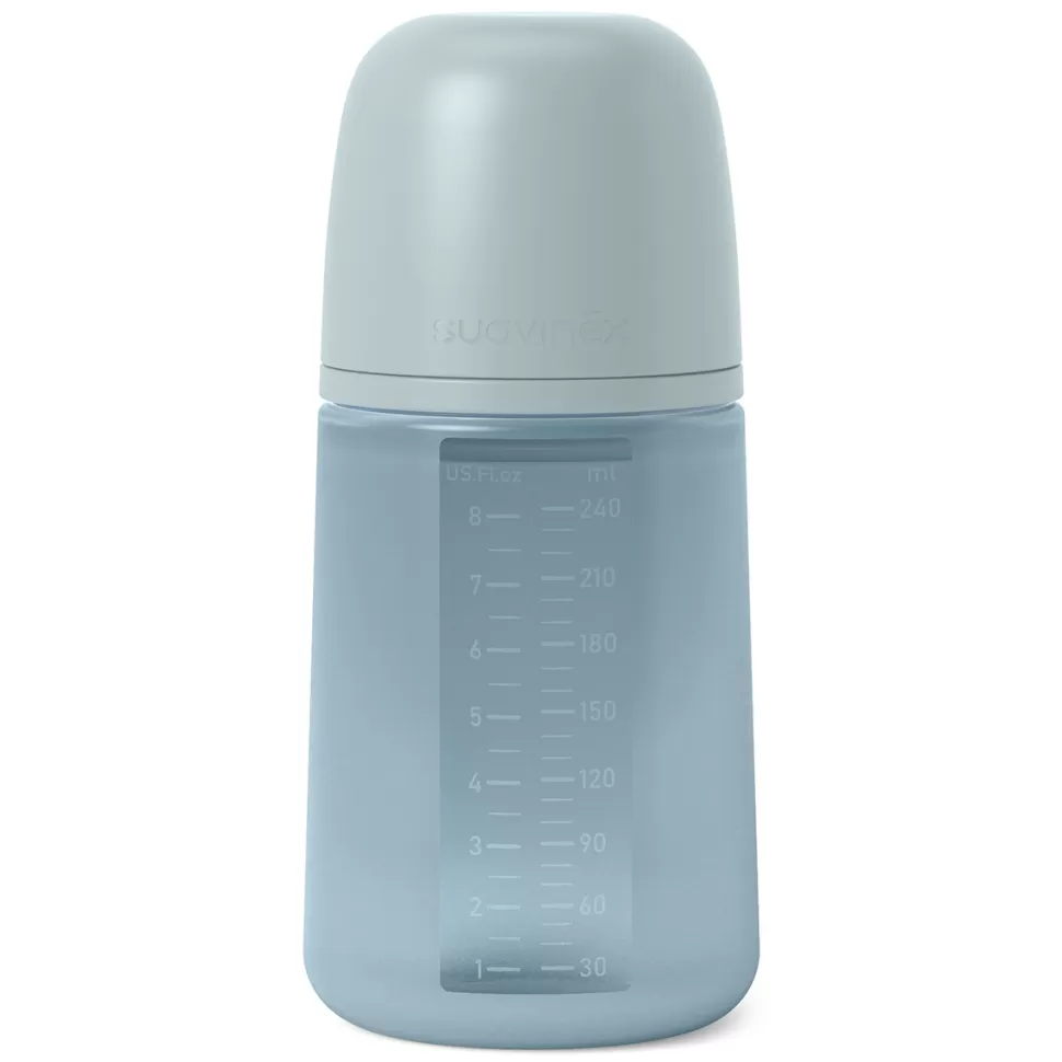 Suavinex Biberonnerie>Biberon Tétine Symétrique SX Pro Colour Essence Bleu - 250 ml