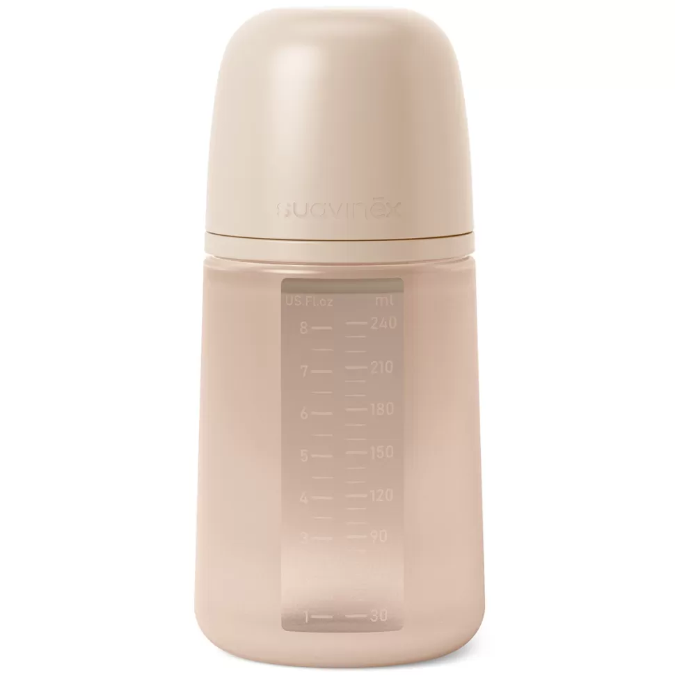 Suavinex Biberonnerie>Biberon Tétine Symétrique SX Pro Colour Essence Rose - 250 ml