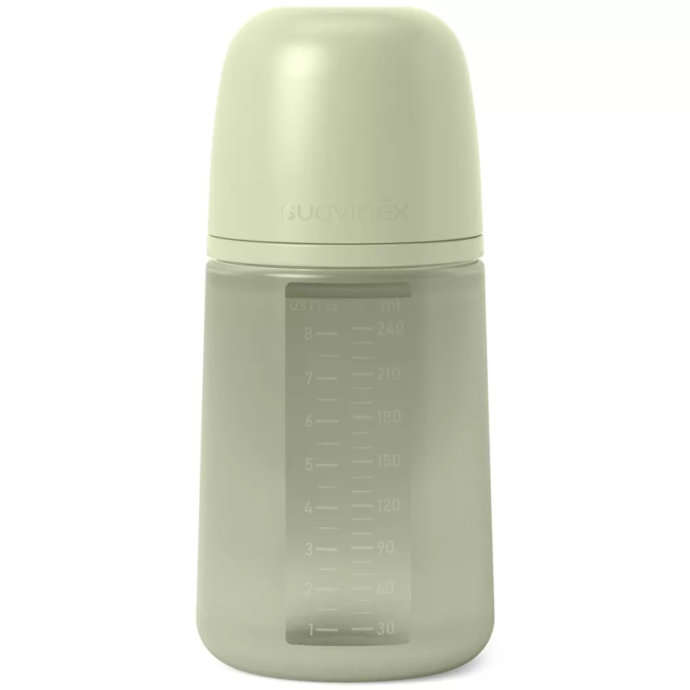 Suavinex Biberonnerie>Biberon Tétine Symétrique SX Pro Colour Essence Vert - 250 ml