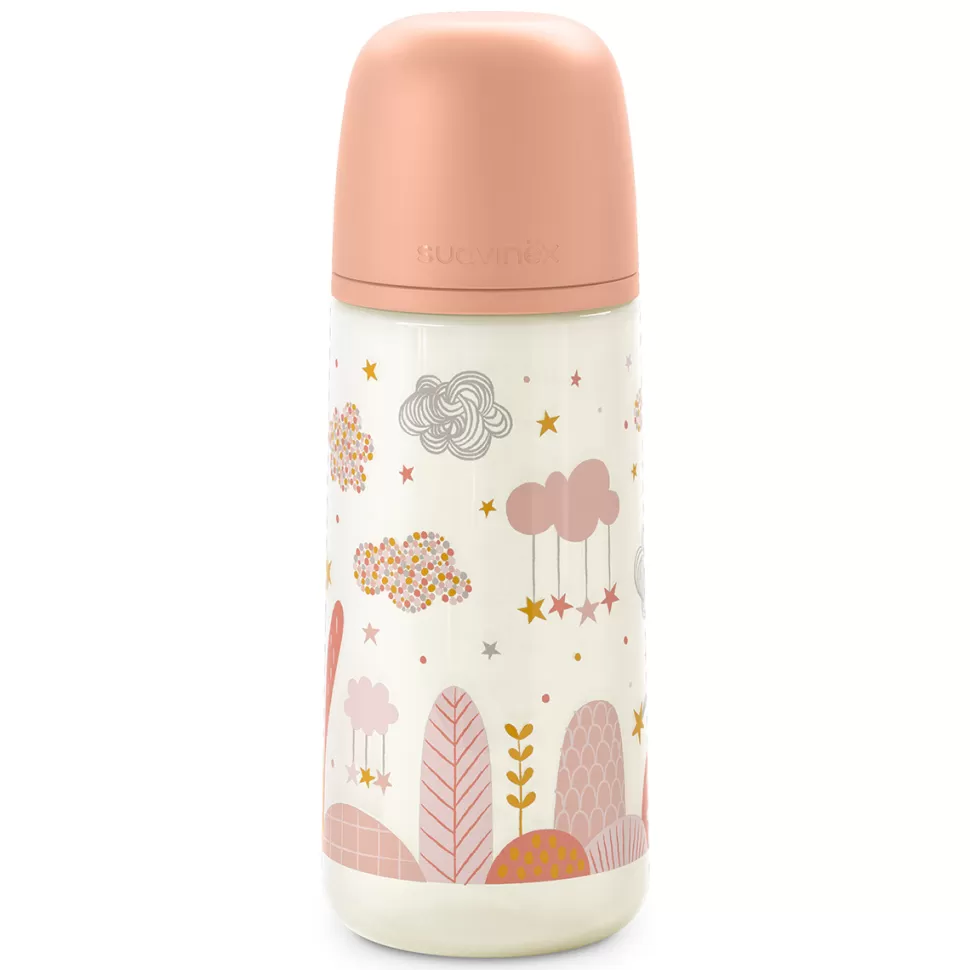 Suavinex Biberonnerie>Biberon Tétine Symétrique SX Pro Dreams Rose - 360 ml