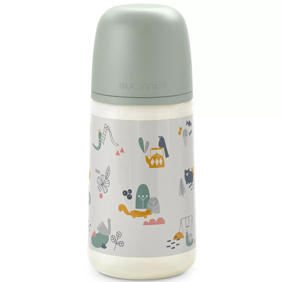 Suavinex Biberonnerie>Biberon Tétine Symétrique SX Pro Walk In The Park Vert - 270 ml