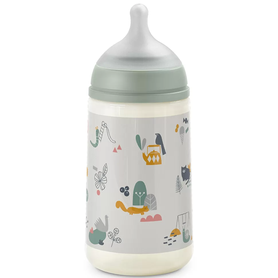 Suavinex Biberonnerie>Biberon Tétine Symétrique SX Pro Walk In The Park Vert - 270 ml