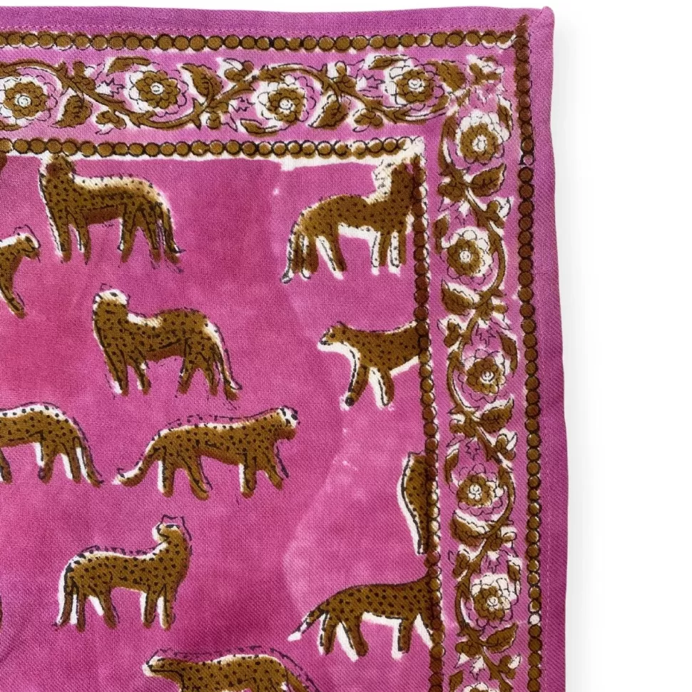 Apaches Parents>Big Foulard Latika Bengale - Fuchsia