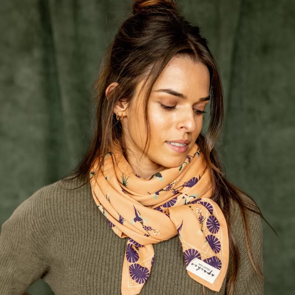 Apaches Parents>Big Foulard Latika Cerisier - Blush