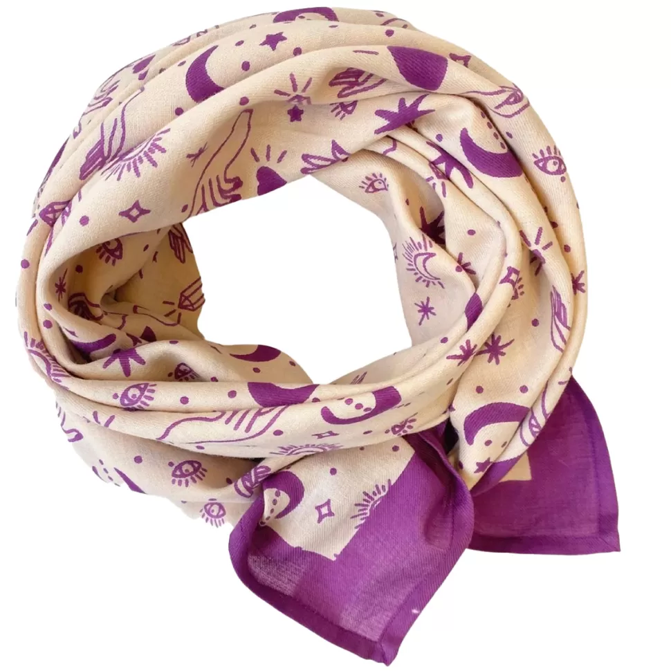 Apaches Parents>Big Foulard Latika Karma - Macadamia