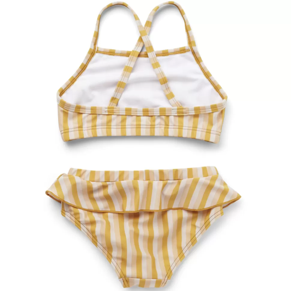 Liewood Accessoires Bébé>Bikini Norma Rayé Peach Sandy & Yellow Mellow - 18/24 Mois