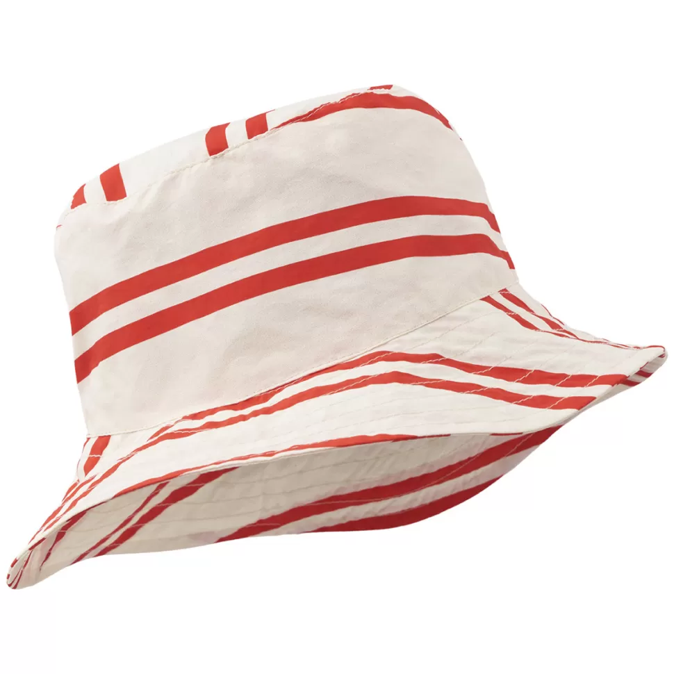Liewood Accessoires Bébé>Bob Damon Stripes Crème de la Crème Apple Red - 9/12 Mois